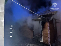 Фастівський район: рятувальники ліквідували загорання лазні