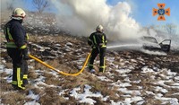 Білоцерківський район: рятувальники ліквідували загорання автомобіля