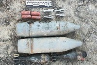 Артилерійські снаряди та мінометні міни: вибухотехніки поліції Луганщини вилучають вибухонебезпечні предмети