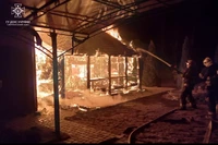 М. Павлоград: надзвичайники ліквідували пожежу на території приватного домоволодіння