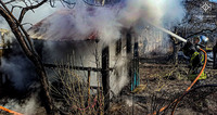 Бучанський район: рятувальниками ліквідовано загорання дерев’яної альтанки