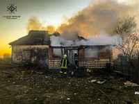 Бориспільський район: рятувальники ліквідували загорання нежитлового будинку