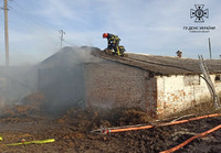 Київська область: ліквідовано пожежу на території фермерського господарства