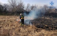 Білоцерківський район: рятувальники ліквідували загорання трав’яного настилу та очерету