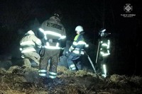 Обухівський район: рятувальники ліквідували загорання сіна