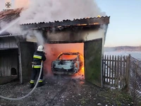 Калуський район: Вогнеборці ліквідували пожежу господарської споруди