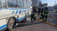 Вогнеборці ліквідували пожежу автобуса в Тисменицькій ТГ.