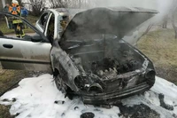 Павлоградський район: рятувальники ліквідували пожежу в автомобілі