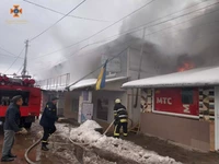 Вогнеборці ліквідували пожежу в приміщенні приватного підприємства в місті Косів