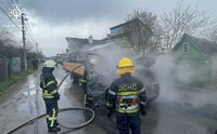 Бучанський район: ліквідовано загорання автомобіля