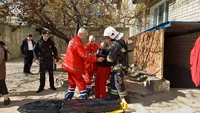 У м. Світловодську під час ліквідації пожежі врятовано жінку