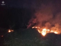Обухівський район: рятувальники ліквідували загорання трав’яного настилу