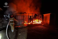 Лубенський район: рятувальники ліквідували пожежу в господарчій споруді