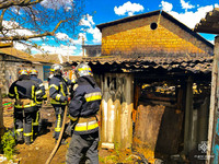 Броварський район: рятувальники ліквідували загорання приватної господарчої будівлі