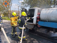 Тульчинський район: ліквідовано загоряння вантажного автомобіля