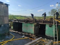 Коростенський район: вогнеборці загасили сарай та не допустили перекидання полум'я на оселю