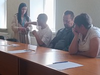 Проведення волонтерами інтерактивного  заняття для  клієнтів пробації  на Котелевщині