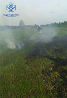 Вишгородський район: рятувальники ліквідували загорання трав’яного настилу