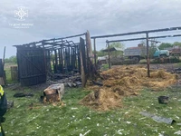 Червоноградський район: вогнеборці ліквідували пожежу в дерев’яній господарській будівлі