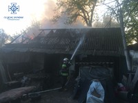 Білоцерківський район: ліквідовано загорання господарчої будівлі