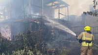 У Рівненському районі вогнеборці врятували господарську будівлю в приватному господарстві