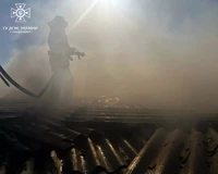 На Сумщині вогнеборці ліквідували пожежу господарчої споруди