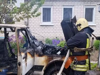 На Сумщині рятувальники двічі ліквідовували загоряння транспортних засобів