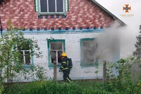 Гадяч: вогнеборці загасили пожежу в будинку