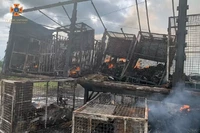 Новомосковський район: ліквідовано загорання вантажного автомобіля