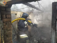 Надзіичайники ліквідували пожежу господарської будівлі в Тлумацькій ТГ