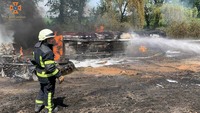Київська область: рятувальники ліквідували загорання бензовозу