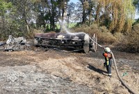 Броварський район: вогнеборці надали допомогу з охолодження цистерни