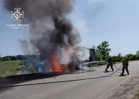 За минулу добу вогнеборці Сумщини двічі ліквідовували загоряння транспортних засобів