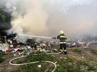 Рятувальники ліквідували дві пожежі на відкритих територіях