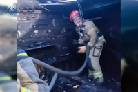 Криворізький район: ліквідовано пожежу в гаражі з двома транспортними засобами
