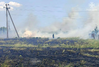 Броварський район: ліквідовано загорання трав’яного настилу на полі