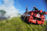 За добу на Хмельниччині вогнеборці ліквідували 6 пожеж в екосистемах