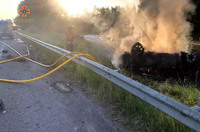 Лубенський район: рятувальники загасили пожежу у легковому автомобілі