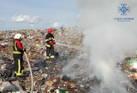 Білоцерківський район: ліквідовано загорання санкціонованого сміттєзвалища