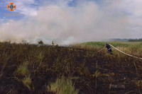 Вогнеборці Дніпропетровщини продовжують боротися з пожежами в екосистемах