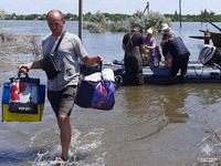На Миколаївщині тривають евакуаційні заходи із затоплених населених пунктів