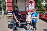 На Нікопольщині рятувальники організовують підвоз води місцевому населенню