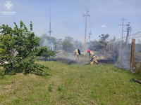 Миколаївська область: протягом доби рятувальники ліквідували вісім пожеж, одна з яких спричинена ворожим обстрілом