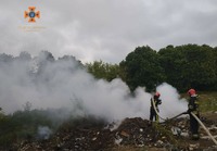 Обухівський район: ліквідовано загорання на сміттєзвалищі