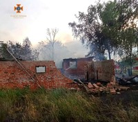 Вишгородський район: рятувальники ліквідували загорання нежитлового будинку та господарчої споруди