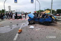 На Вінниччині поліцейські розслідують обставини автопригоди, у якій одна людина загинула та п’ятеро травмувались