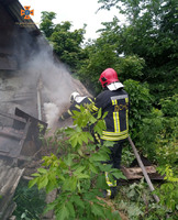 Обухівський район: ліквідовано пожежу в господарчій будівлі