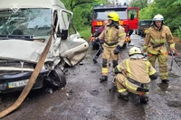 Криворізький район: надзвичайники вивільнили постраждалого водія з пошкодженої внаслідок ДТП автівки