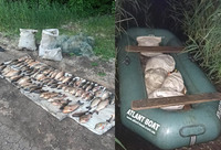 На Полтавщині поліцейські виявили двох осіб, які займалися незаконним ловом риби