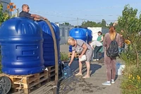У Нікопольському районі рятувальники продовжують здійснювати підвіз води для населення